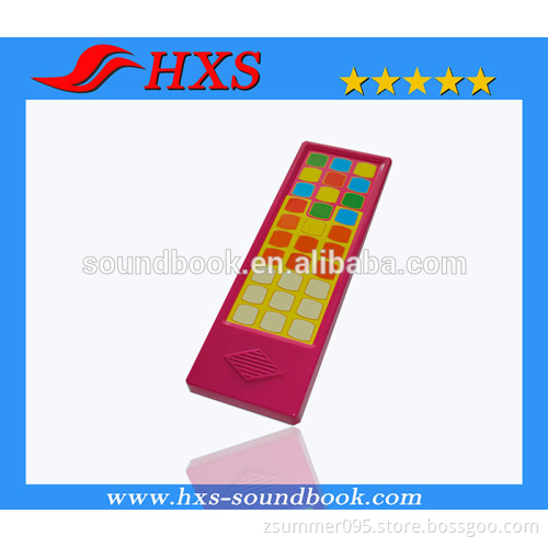 33 Button Educational Music Plastic Sound Pad for Pre-school Educational Books